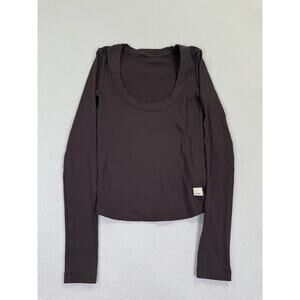 Vuori Women’s Shirt Long Sleeve Pose Scoop Tee Size XS